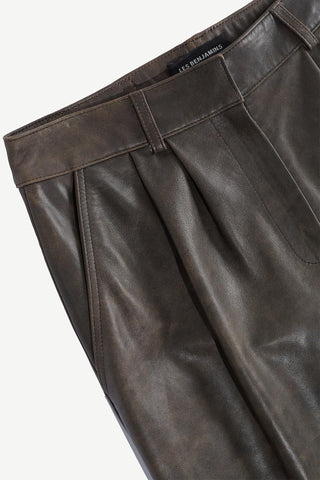 Les Benjamins - LEATHER PANT 001
