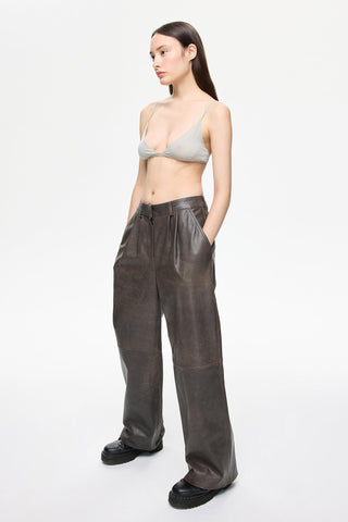 Les Benjamins - LEATHER PANT 001