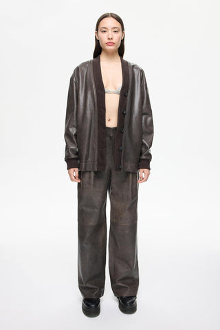 Les Benjamins - LEATHER PANT 001