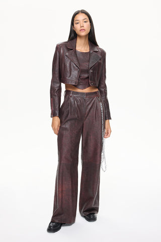Les Benjamins - LEATHER PANT 202