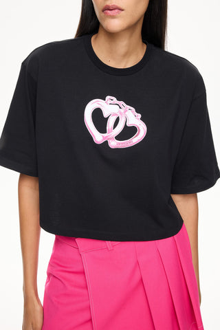 Les Benjamins - CROP OVERSIZED TEE 004