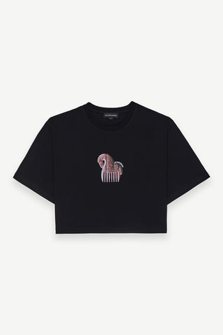 Les Benjamins - CROP OVERSIZED TEE 004