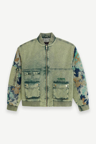 Les Benjamins - DENIM OVERSIZED BOMBER 004