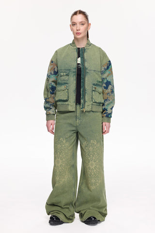 Les Benjamins - DENIM OVERSIZED BOMBER 004