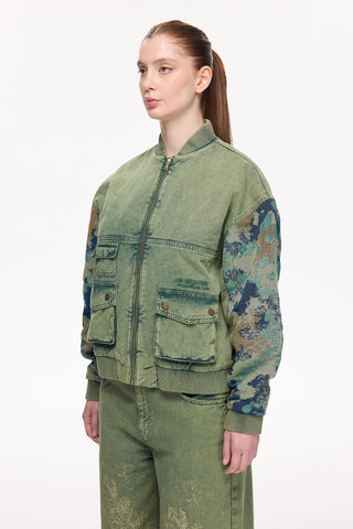 Les Benjamins - DENIM OVERSIZED BOMBER 004