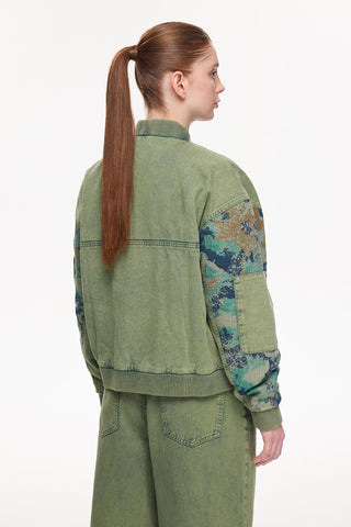 Les Benjamins - DENIM OVERSIZED BOMBER 004