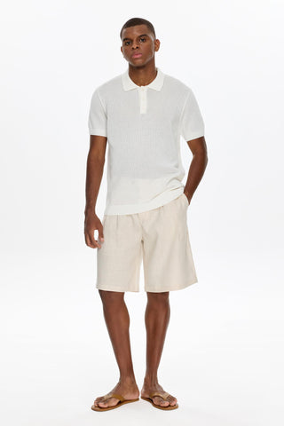 Les Benjamins - KNIT POLO TEE 001