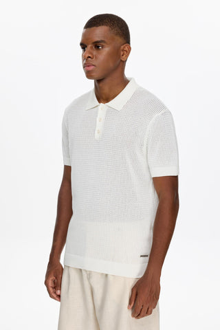 Les Benjamins - KNIT POLO TEE 001