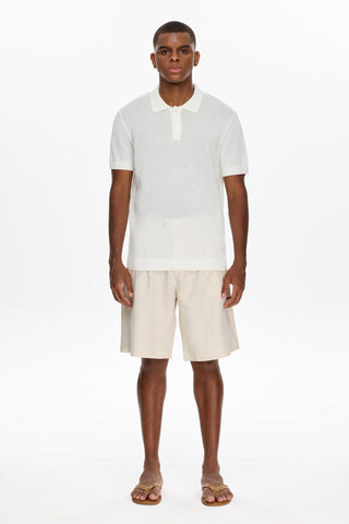 Les Benjamins - KNIT POLO TEE 001
