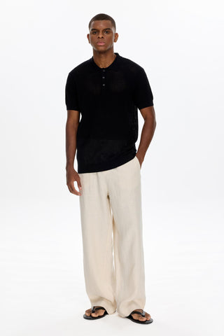 Les Benjamins - KNIT POLO TEE 002