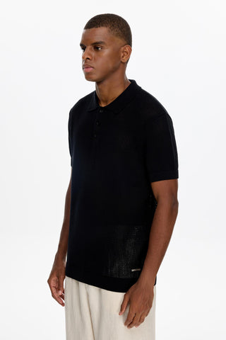 Les Benjamins - KNIT POLO TEE 002