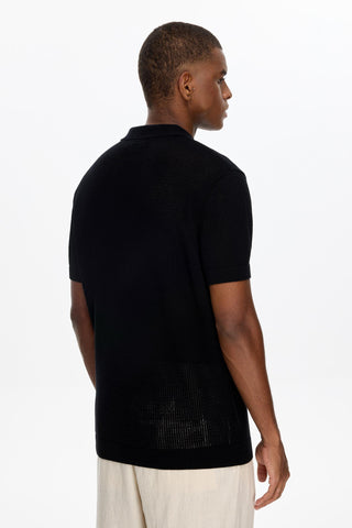 Les Benjamins - KNIT POLO TEE 002