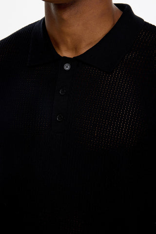 Les Benjamins - KNIT POLO TEE 002