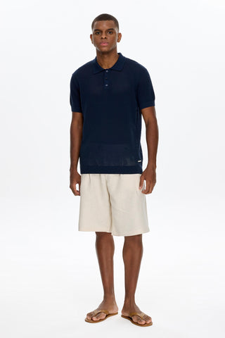 Les Benjamins - KNIT POLO TEE 003