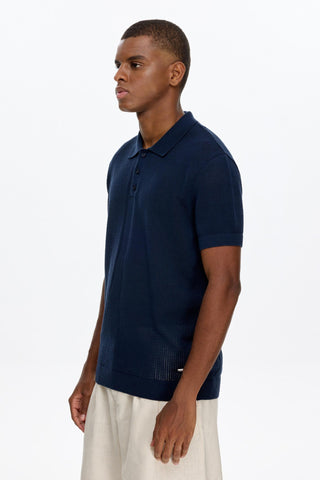 Les Benjamins - KNIT POLO TEE 003