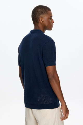 Les Benjamins - KNIT POLO TEE 003