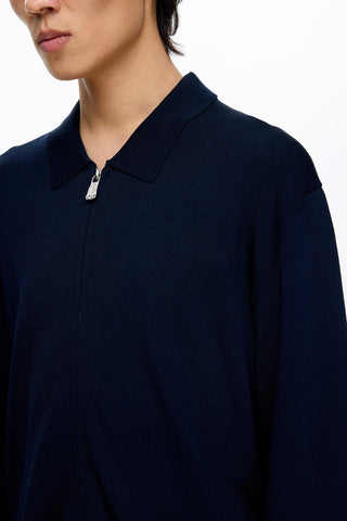 Les Benjamins - KNIT ZIPPED JACKET 402