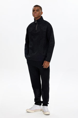 Les Benjamins - HALF ZIP CARPET SWEATSHIRT
