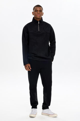 Les Benjamins - HALF ZIP CARPET SWEATSHIRT