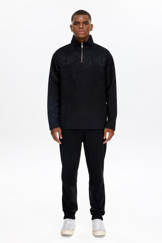 Les Benjamins - HALF ZIP CARPET SWEATSHIRT