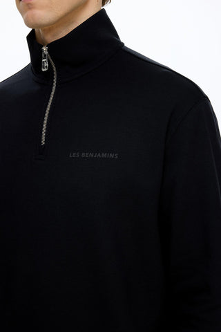 Les Benjamins - HALF ZIP SWEATSHIRT 401