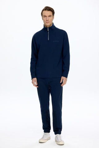 Les Benjamins - HALF ZIP SWEATSHIRT 402
