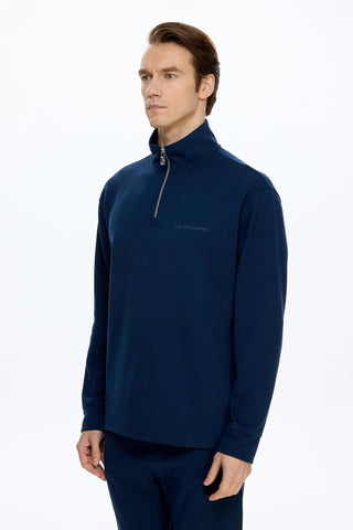 Les Benjamins - HALF ZIP SWEATSHIRT 402