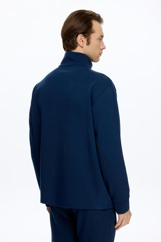 Les Benjamins - HALF ZIP SWEATSHIRT 402