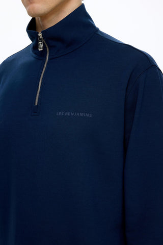 Les Benjamins - HALF ZIP SWEATSHIRT 402