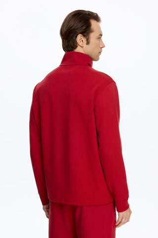 Les Benjamins - HALF ZIP SWEATSHIRT 407