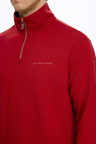 Les Benjamins - HALF ZIP SWEATSHIRT 407