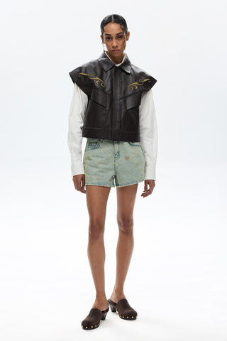 Les Benjamins - LEATHER VEST 101