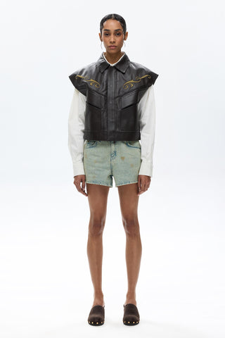 Les Benjamins - LEATHER VEST 101