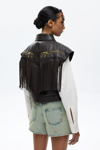 Les Benjamins - LEATHER VEST 101