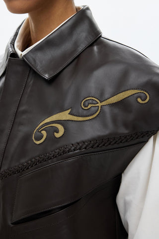 Les Benjamins - LEATHER VEST 101